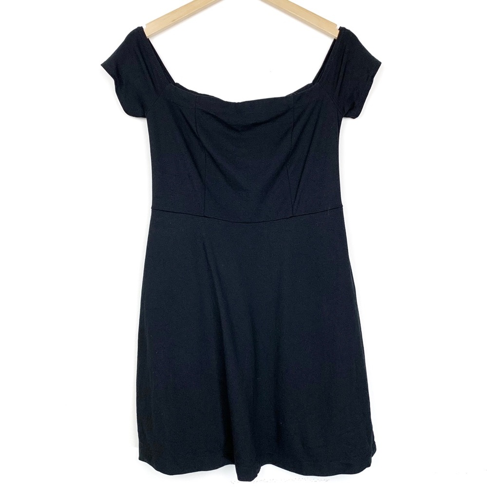 Free People Black Mamba Off the Shoulder Dress - Picture 3 of 5